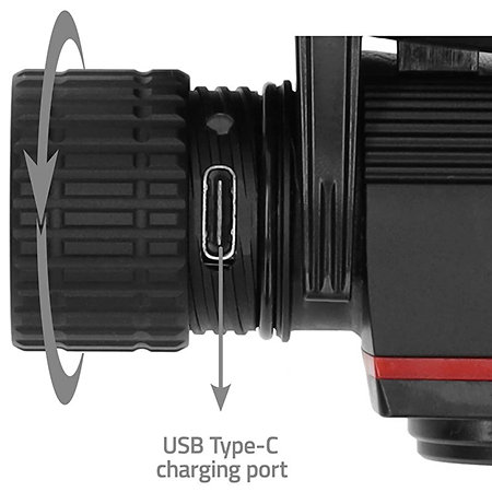 LHLR10WBK - Lampe frontale Nedis