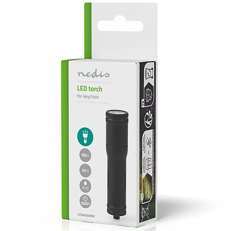 Nedis LTRH06WBK - Mini lampe torche