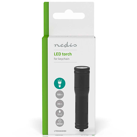 LTRH06WBK - Mini lampe torche Nedis