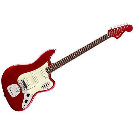 Fender Vintera III Early '60s Bass VI Candy Apple Red + Housse