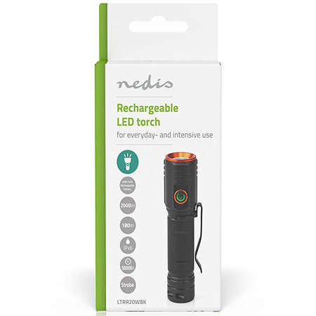 LTRR20WBK - Lampe torche Nedis