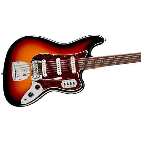 Vintera III Early 60s Bass VI 3-Color Sunburst + housse Fender