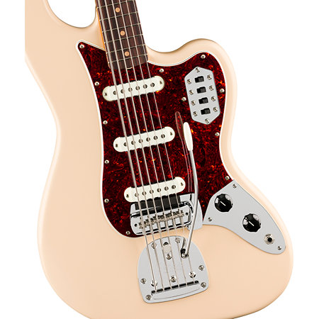 Vintera III Early 60s Bass VI Olympic White + housse Fender