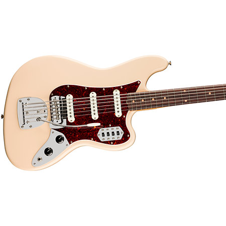 Vintera III Early 60s Bass VI Olympic White + housse Fender