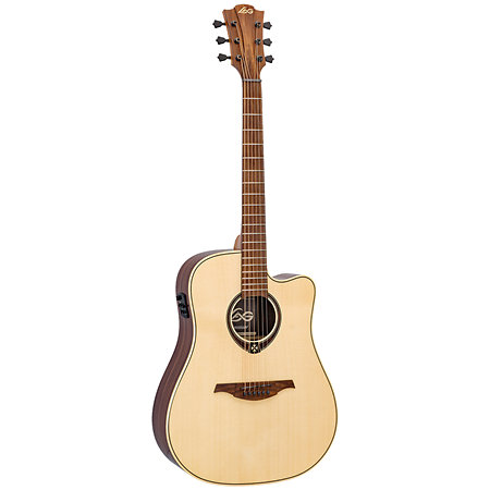 T218DCE Dreadnought Cutaway Acoustic-Electric Natural LAG