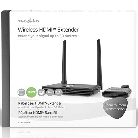 VTRA3460GY - Transmetteur sans fil HDMI Nedis