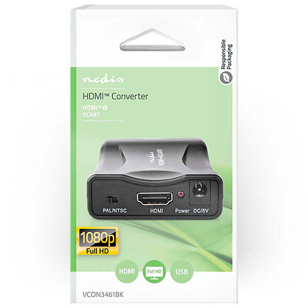 VCON3461BK - Convertisseur HDMI vers SCART Nedis