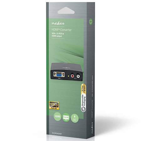 VCON3454AT - Convertisseur VGA/RCA vers HDMI Nedis