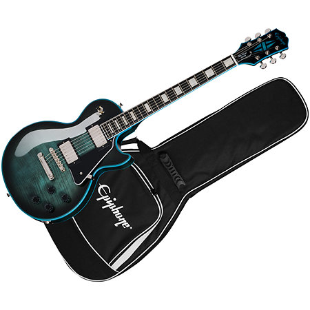 Epiphone Les Paul Custom Widow Indigo Burst Inspired by Gibson Custom + housse