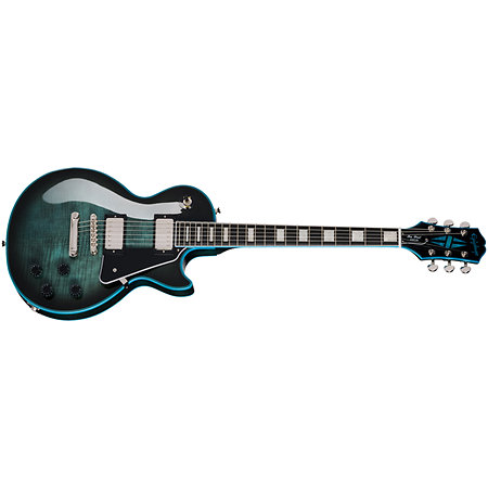 Les Paul Custom Widow Indigo Burst Inspired by Gibson Custom + housse Epiphone