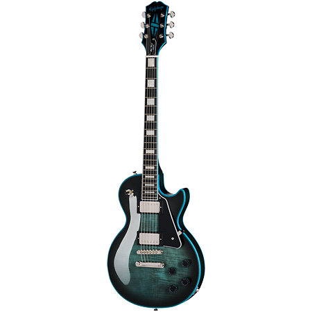 Les Paul Custom Widow Indigo Burst Inspired by Gibson Custom + housse Epiphone