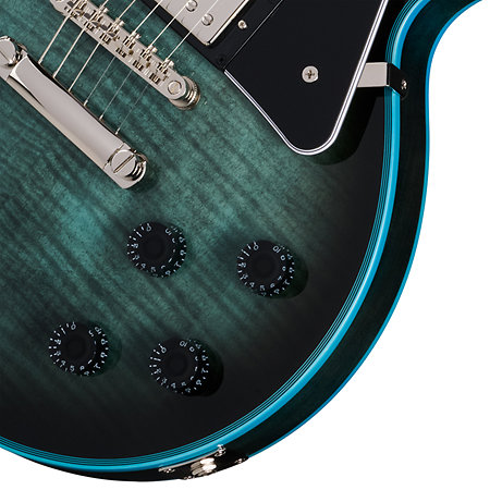 Les Paul Custom Widow Indigo Burst Inspired by Gibson Custom + housse Epiphone