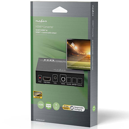 VCON3452AT - Convertisseur SCART/HDMI vers HDMI Nedis