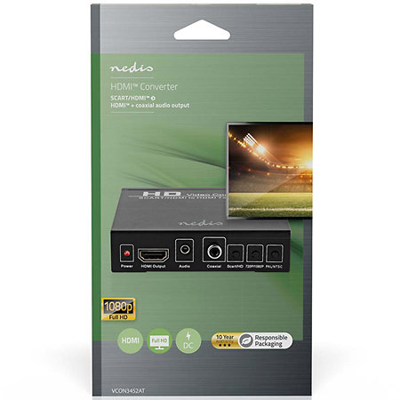 VCON3452AT - Convertisseur SCART/HDMI vers HDMI Nedis