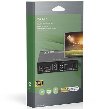 VCON3452AT - Convertisseur SCART/HDMI vers HDMI Nedis