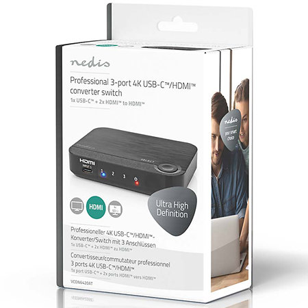 VCON6420AT - Séparateur HDMI 1 vers 2 Nedis
