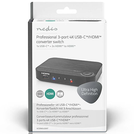 VCON6420AT - Séparateur HDMI 1 vers 2 Nedis