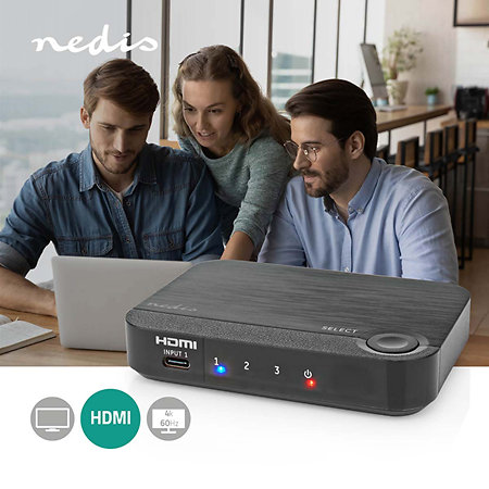 VCON6420AT - Séparateur HDMI 1 vers 2 Nedis