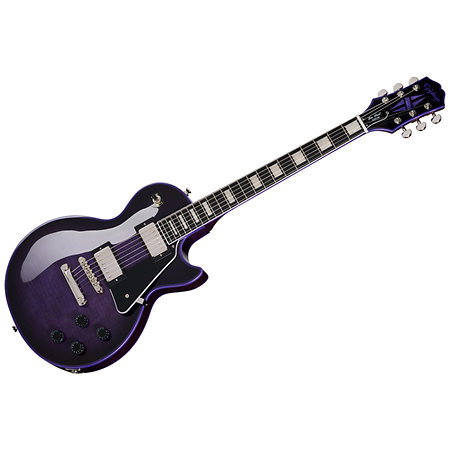 Les Paul Custom Widow Purple Burst Inspired by Gibson Custom + housse Epiphone