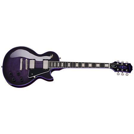 Les Paul Custom Widow Purple Burst Inspired by Gibson Custom + housse Epiphone