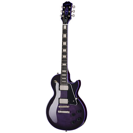 Les Paul Custom Widow Purple Burst Inspired by Gibson Custom + housse Epiphone