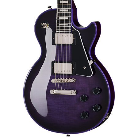 Les Paul Custom Widow Purple Burst Inspired by Gibson Custom + housse Epiphone