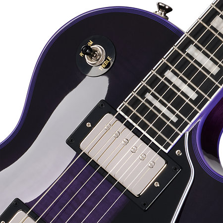 Les Paul Custom Widow Purple Burst Inspired by Gibson Custom + housse Epiphone