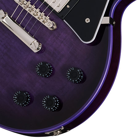 Les Paul Custom Widow Purple Burst Inspired by Gibson Custom + housse Epiphone