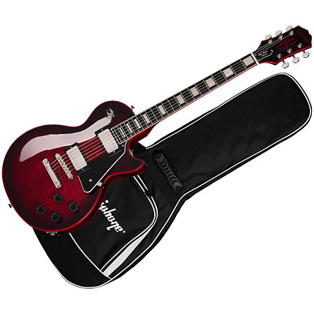 Epiphone Les Paul Custom Widow Red Burst Inspired by Gibson Custom + housse