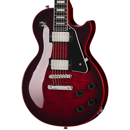 Les Paul Custom Widow Red Burst Inspired by Gibson Custom + housse Epiphone