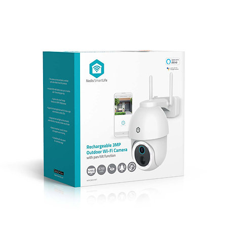 WIFICBO51WT - Caméra extérieure de sécurité Nedis