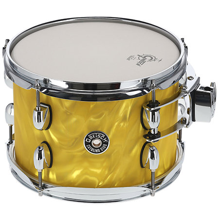 Catalina Club Yellow Satin Flame 10" x 7" Gretsch Drums