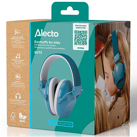Casque antibruit Bleu pour enfant - BV73BU Alecto