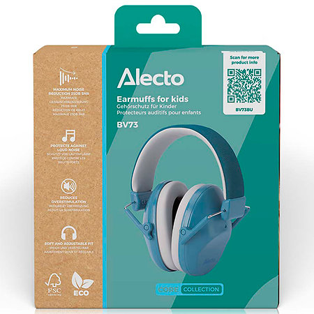 Casque antibruit Bleu pour enfant - BV73BU Alecto