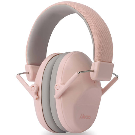Casque antibruit Rose pour enfant - BV73PK Alecto