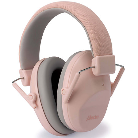 Casque antibruit Rose pour enfant - BV73PK Alecto