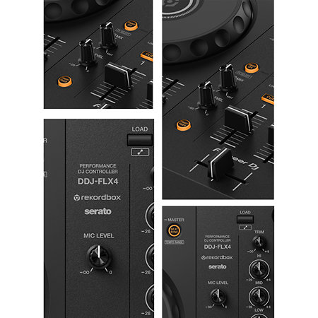 Pioneer DJ Pack DDJ-FLX4 + Enceintes + Sub + Câbles