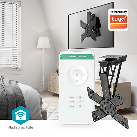 TVCM5850BK - Support plafond pivotant Télévision 23/65" Nedis