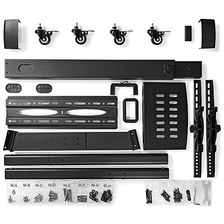 TVSM5100BK - Support sur roulette Télévision 32/55" Nedis