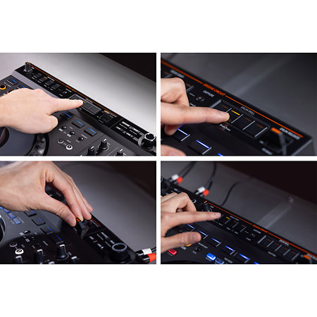 Pack DDJ-GRV6 + Enceintes + Sub + Câbles Pioneer DJ