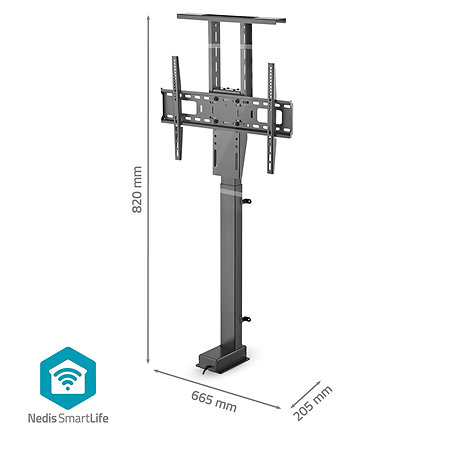 Nedis TVSM5840BK - Support ascenseur Télévision 37/80"