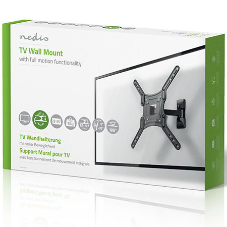 TVWM1430BK - Support mural orientable Télévision 23/55" Nedis