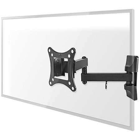 Nedis TVWM1510BK - Support mural orientable Télévision 13/27"