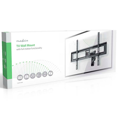 TVWM1550BK - Support mural orientable Télévision 37/70" Nedis