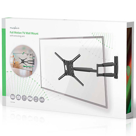 TVWM1790BK - Support mural orientable Télévision 13/86" Nedis