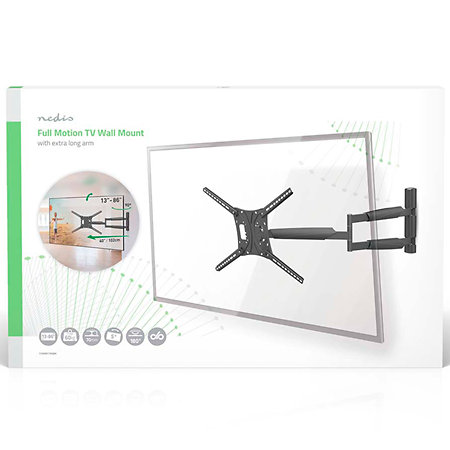TVWM1790BK - Support mural orientable Télévision 13/86" Nedis