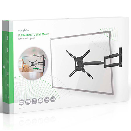 TVWM1790BK - Support mural orientable Télévision 13/86" Nedis