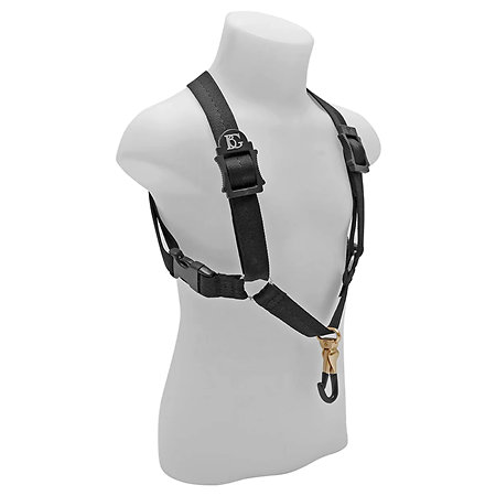S42MSH Harnais Sax Enfant Mousqueton Métal Plastifié BG
