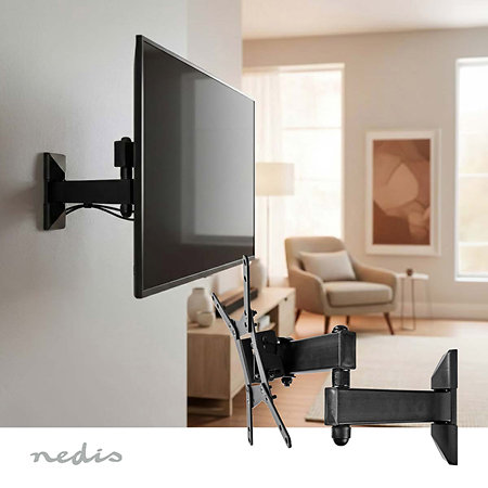 TVWM31BK - Support mural orientable Télévision 10/32" Nedis