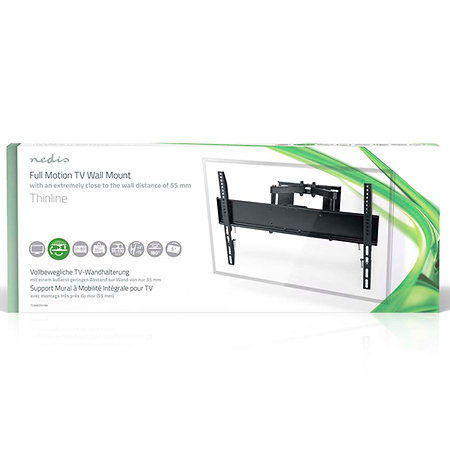 TVWM3551BK - Support mural orientable Télévision 37/80" Nedis